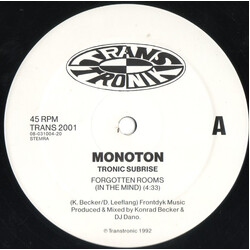 Monoton Tronic Subrise VINYL 12" USED