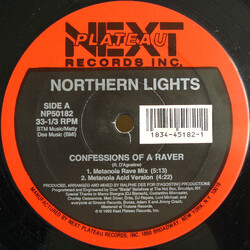 Northern Lights (3) Confessions Of A Raver USED VINYL 12INCH 33 S RPM STEREO
