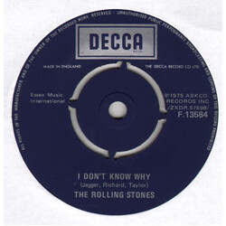 The Rolling Stones I Don't Know Why / Try A Little Harder USED VINYL 7INCH 45 RPM SINGLE