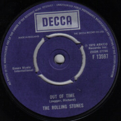 The Rolling Stones Out Of Time USED VINYL 7INCH 45 RPM SINGLE