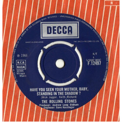 The Rolling Stones Have You Seen Your Mother, Baby, Standing In The Shadow ? VINYL 7" USED