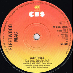 Fleetwood Mac Albatross USED VINYL 7INCH SINGLE 45 RPM MONO REISSUE