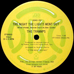 The Trammps The Night The Lights Went Out VINYL 12" USED
