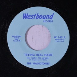 The Magic Tones Trying Real Hard (To Make The Grade) Vinyl 7" USED