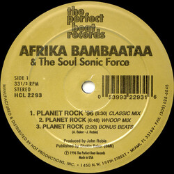 Afrika Bambaataa & Soulsonic Force Planet Rock '96 USED VINYL 12INCH MAXI-SINGLE 33 S RPM