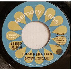 Edgar Winter Frankenstein / Free Ride USED VINYL 7INCH 45 RPM SINGLE