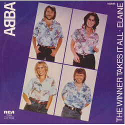 ABBA The Winner Takes It All / Elaine USED VINYL 7INCH 45 RPM SINGLE