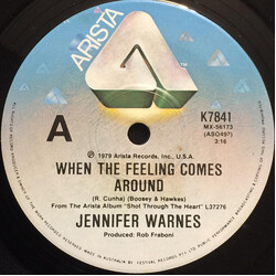 Jennifer Warnes When The Feeling Comes Around USED VINYL 7INCH 45 RPM SINGLE