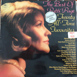 Patti Page The Best Of Patti Page - Twenty All-time Favourites Vinyl LP USED