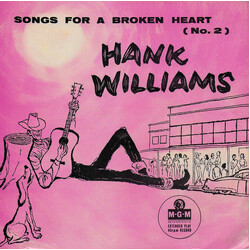 Hank Williams With His Drifting Cowboys Songs For A Broken Heart (No. 2) USED VINYL 7INCH 45 RPM EP
