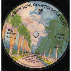 Alice Cooper Under My Wheels USED VINYL 7INCH 45 RPM SINGLE REISSUE STEREO