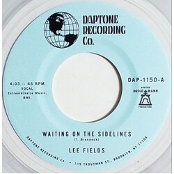 Lee Fields Waiting On The Sidelines USED VINYL 7INCH 45 RPM SINGLE LIMITED EDITION