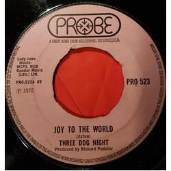 Three Dog Night Joy To The World USED VINYL 7INCH 45 RPM SINGLE