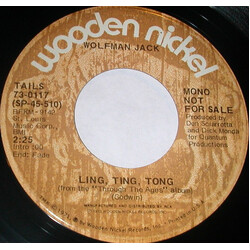 Wolfman Jack Ling, Ting, Tong USED VINYL 7INCH 45 RPM PROMO STEREO MONO