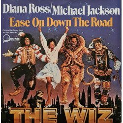 Diana Ross / Michael Jackson / Quincy Jones Ease On Down The Road / Poppy Girls USED VINYL 7INCH 45 RPM SINGLE REISSUE