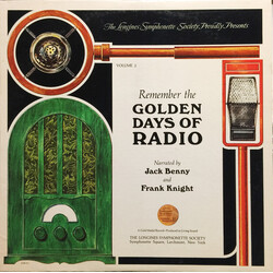 Jack Benny / Frank Knight Remember The Golden Days Of Radio Volume 2 Vinyl LP USED