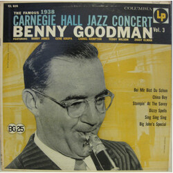 Benny Goodman The Famous 1938 Carnegie Hall Jazz Concert Vol.3 Vinyl LP USED