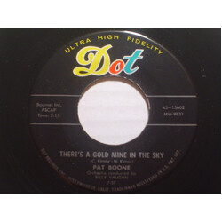 Pat Boone There's A Gold Mine In The Sky / Remember You're Mine VINYL 7" USED