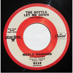 Merle Haggard / The Strangers (5) The Longer You  Wait Vinyl 7" USED