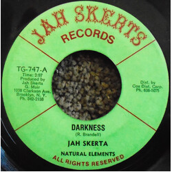 Jah Skerta / The Natural Elements Darkness Vinyl 7" USED