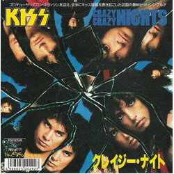Kiss Crazy Crazy Nights USED VINYL 7INCH SINGLE PROMO