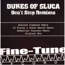 Dukes Of Sluca Don't Stop Remixes VINYL 12" USED