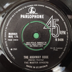 The Master Singers The Highway Code USED VINYL 7INCH 45 RPM SINGLE