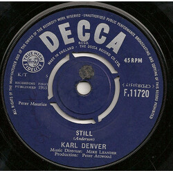 Karl Denver Still USED VINYL 7INCH 45 RPM SINGLE