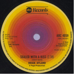 Brian Hyland Sealed With A Kiss USED VINYL 7INCH 45 RPM SINGLE REISSUE
