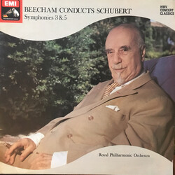 Sir Thomas Beecham / Franz Schubert / Royal Philharmonic Orchestra Symphonies 3 & 5 Vinyl LP USED