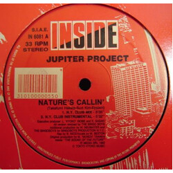 Jupiter Project Nature's Callin' USED VINYL 12INCH 33 S RPM STEREO