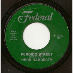 Herb Hardesty Perdido Street / Adam And Eva USED VINYL 7INCH 45 RPM SINGLE REPRESS STYRENE