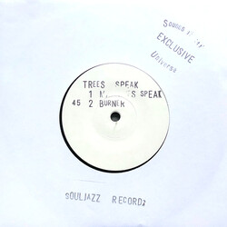 Trees Speak Machines Speak / Burner USED VINYL 7INCH LIMITED EDITION WHITE LABEL