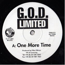 G.O.D. One More Time / Dangermouse USED VINYL 12INCH LIMITED EDITION