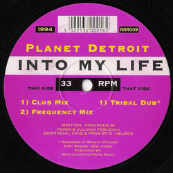 Planet Detroit (2) Into My Life USED VINYL 12INCH 33 S RPM