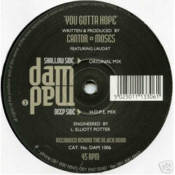 Cantor & Moses / Dave Laudat You Gotta Hope USED VINYL 12INCH 45 RPM