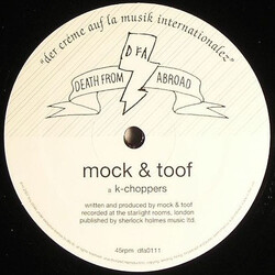 Mock & Toof K-Choppers / Brownbred USED VINYL 12INCH 45 RPM