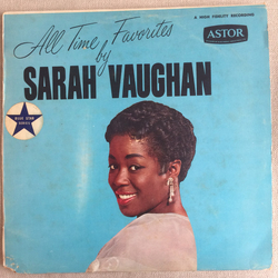 Sarah Vaughan All Time Favorites By Sarah Vaughan Vinyl LP USED