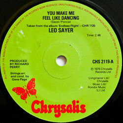 Leo Sayer You Make Me Feel Like Dancing USED VINYL 7INCH 45 RPM SINGLE
