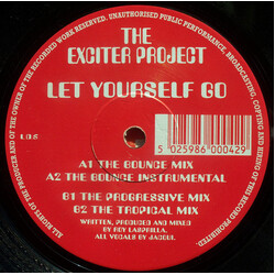 The Exciter Project Let Yourself Go VINYL 12" USED