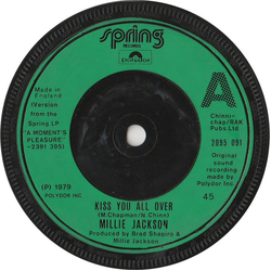 Millie Jackson Kiss You All Over Vinyl 7" USED