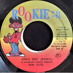 Don Yute Girls Hot (Remix) Vinyl 7" USED