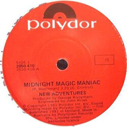 New Adventures Midnight Magic Maniac USED VINYL 7INCH 45 RPM SINGLE