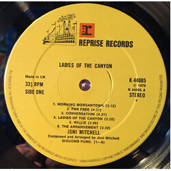 Joni Mitchell Ladies Of The Canyon Vinyl LP USED