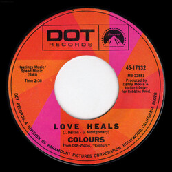 Colours (14) Love Heals / Bad Day At Black Rock, Baby USED VINYL 7INCH 45 RPM SINGLE