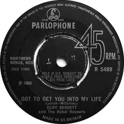 Cliff Bennett & The Rebel Rousers Got To Get You Into My Life USED VINYL 7INCH SINGLE 45 RPM
