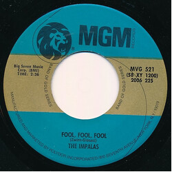 The Impalas Fool, Fool, Fool / Sorry (I Ran All The Way Home) USED VINYL 7INCH 45 RPM SINGLE REISSUE