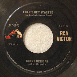 Bunny Berigan & His Orchestra I Can't Get Started / Frankie And Johnnie USED VINYL 7INCH 45 RPM SINGLE REISSUE