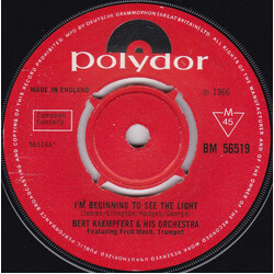 Bert Kaempfert & His Orchestra I'm Beginning To See The Light USED VINYL 7INCH 45 RPM