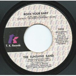 The Sunshine Band Rock Your Baby / S.O.S. USED VINYL 7INCH 45 RPM STEREO